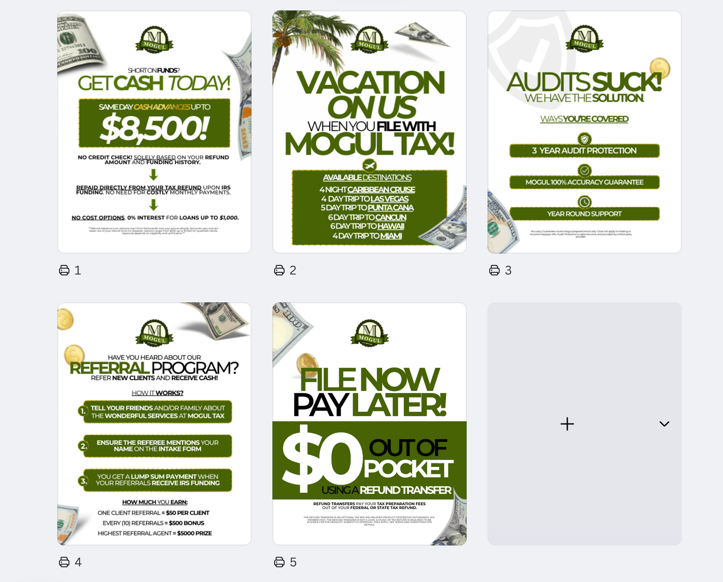 5 Pack Editable In Office Office Posters