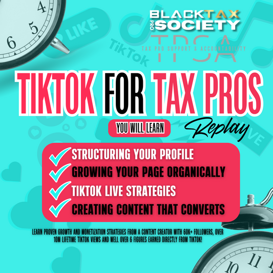 TikTok For Tax Pros Replay