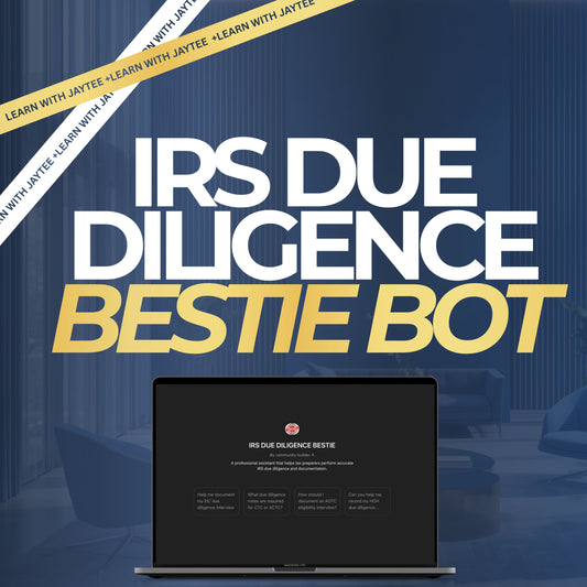 IRS Due Diligence Bestie - GPT Bot